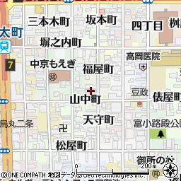 京都府京都市中京区福屋町723周辺の地図