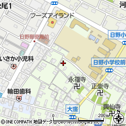 滋賀県蒲生郡日野町大窪490周辺の地図