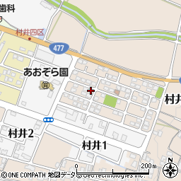 滋賀県蒲生郡日野町村井990-17周辺の地図