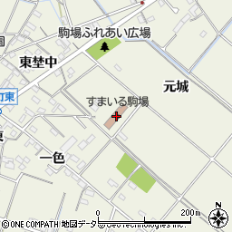 愛知県豊田市駒場町元城57-2周辺の地図