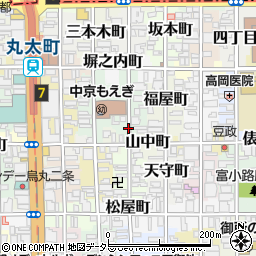 ◎京都市中京区楠町596-7ナカムラ駐車場※オートバイ専用周辺の地図