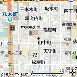 【※注意※⑤番白線はみ出し禁止！！】◎京都市中京区楠町596-7ナカムラ駐車場周辺の地図