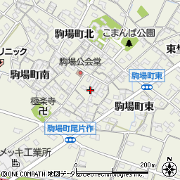 愛知県豊田市駒場町東22-5周辺の地図