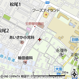 滋賀県蒲生郡日野町大窪425周辺の地図