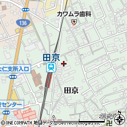 静岡県伊豆の国市田京674-7周辺の地図