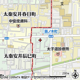 京都府京都市中京区西ノ京藤ノ木町周辺の地図