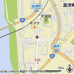 島根県江津市渡津町438-3周辺の地図