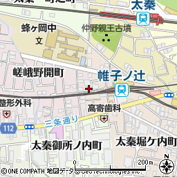 京都府京都市右京区太秦帷子ケ辻町11-30周辺の地図