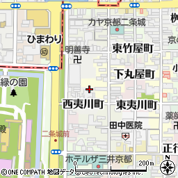 京都府京都市中京区八町目539周辺の地図
