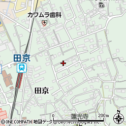 静岡県伊豆の国市田京657-26周辺の地図