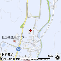 兵庫県多可郡多可町八千代区仕出原254周辺の地図