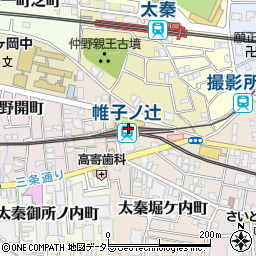 京都府京都市右京区太秦帷子ケ辻町30-3周辺の地図