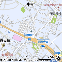 愛知県大府市横根町前田周辺の地図
