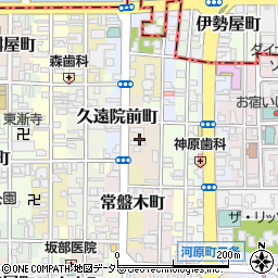 京都府京都市中京区藤木町周辺の地図