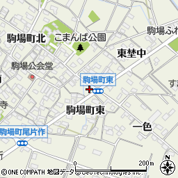 愛知県豊田市駒場町東97周辺の地図