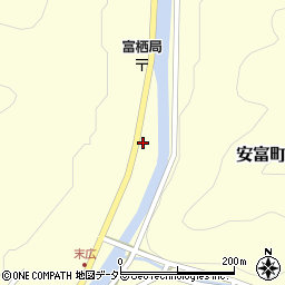兵庫県姫路市安富町末広713周辺の地図