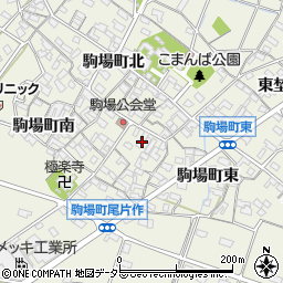 愛知県豊田市駒場町東13周辺の地図