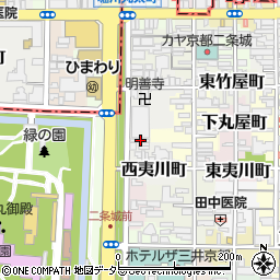 京都府京都市中京区八町目538周辺の地図