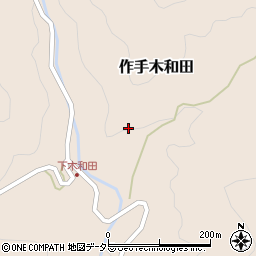 愛知県新城市作手木和田（梅ケ平）周辺の地図
