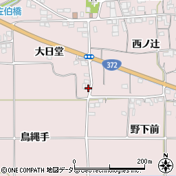 京都府亀岡市稗田野町佐伯大日堂55周辺の地図