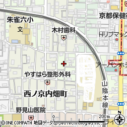 〒604-8411 京都府京都市中京区聚楽廻南町の地図