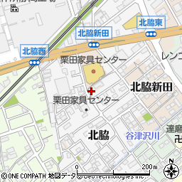 静岡県静岡市清水区北脇新田677周辺の地図