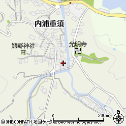 笹勝重須工場周辺の地図