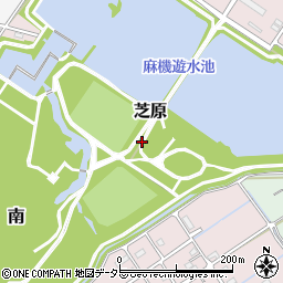 静岡県静岡市葵区芝原周辺の地図