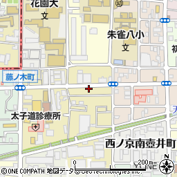 京都府京都市中京区西ノ京塚本町周辺の地図