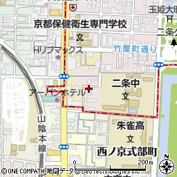 京都府京都市上京区主税町809周辺の地図