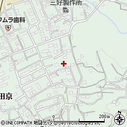 静岡県伊豆の国市田京637周辺の地図
