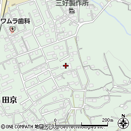 静岡県伊豆の国市田京636-1周辺の地図