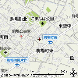 愛知県豊田市駒場町東69周辺の地図