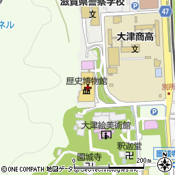 大津市歴史博物館周辺の地図