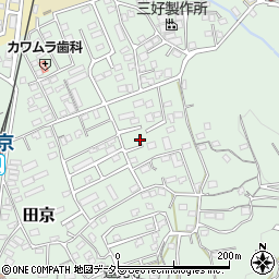 静岡県伊豆の国市田京635-12周辺の地図