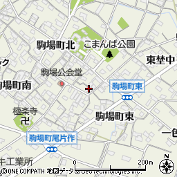 愛知県豊田市駒場町東9周辺の地図