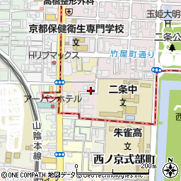 京都府京都市上京区主税町812-13周辺の地図