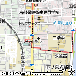 京都府京都市上京区主税町812周辺の地図
