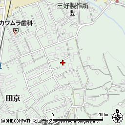 静岡県伊豆の国市田京638-9周辺の地図