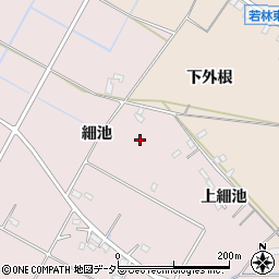 愛知県豊田市吉原町（細池）周辺の地図