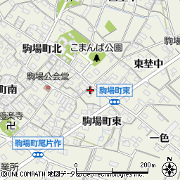 愛知県豊田市駒場町東70周辺の地図