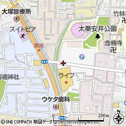 右京ふれあい文化会館前周辺の地図