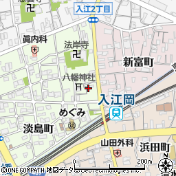静岡県静岡市清水区入江南町4周辺の地図