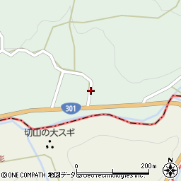 愛知県豊田市黒坂町上平周辺の地図