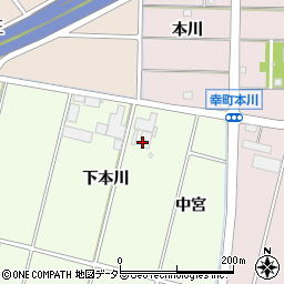 愛知県豊田市上郷町下本川116周辺の地図