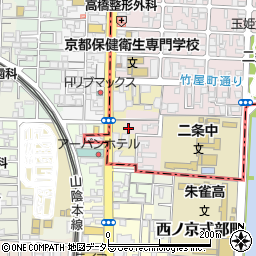 京都府京都市上京区主税町812-7周辺の地図