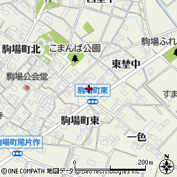 愛知県豊田市駒場町東95周辺の地図