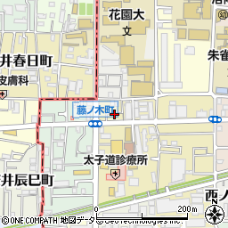 京都府京都市中京区西ノ京小堀池町周辺の地図