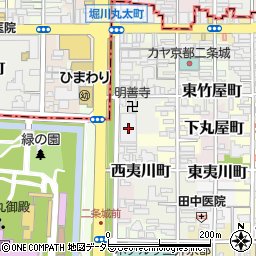 京都府京都市中京区八町目532周辺の地図