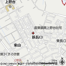 愛知県東海市富木島町新長口周辺の地図